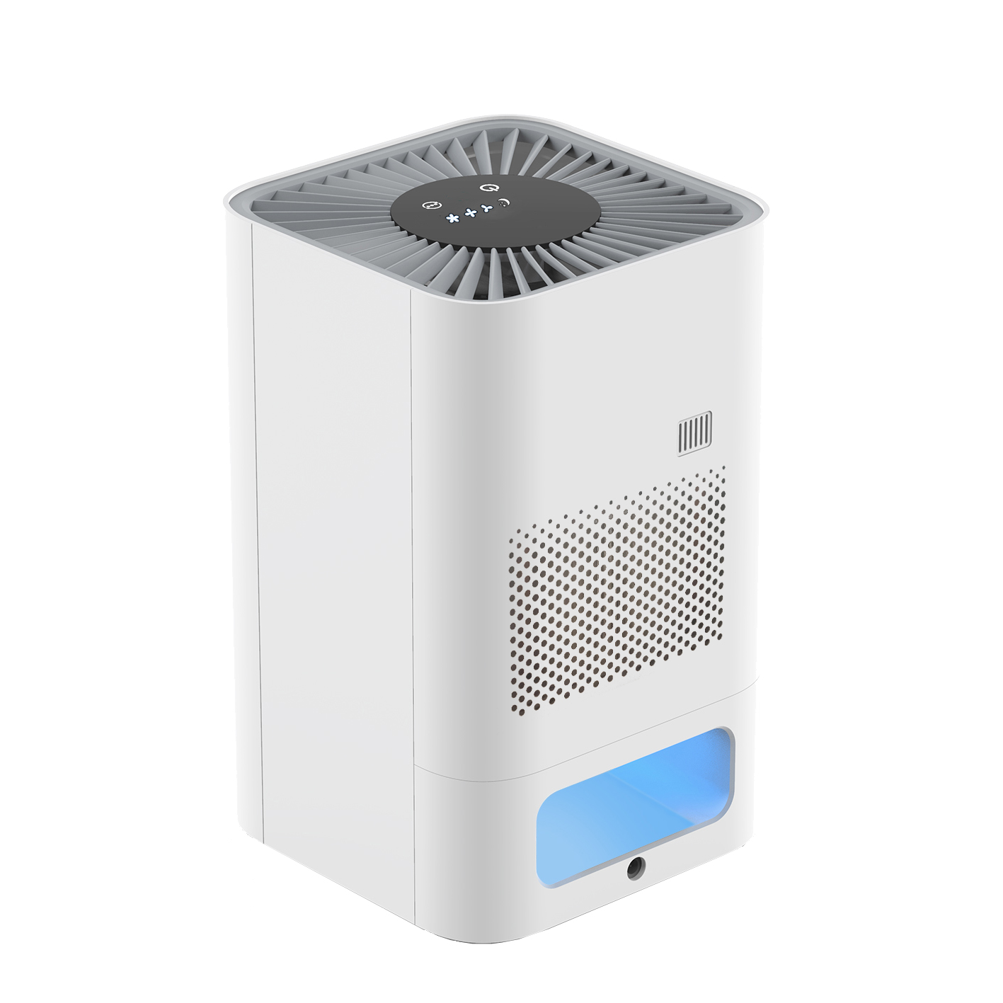AM-160A Desktop Air Purifier with HEPA filter and breathing light