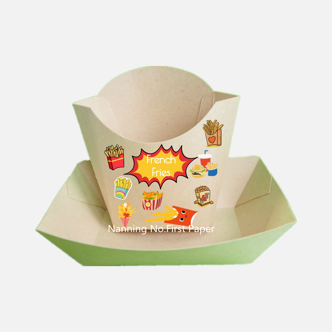bagasse french fries box