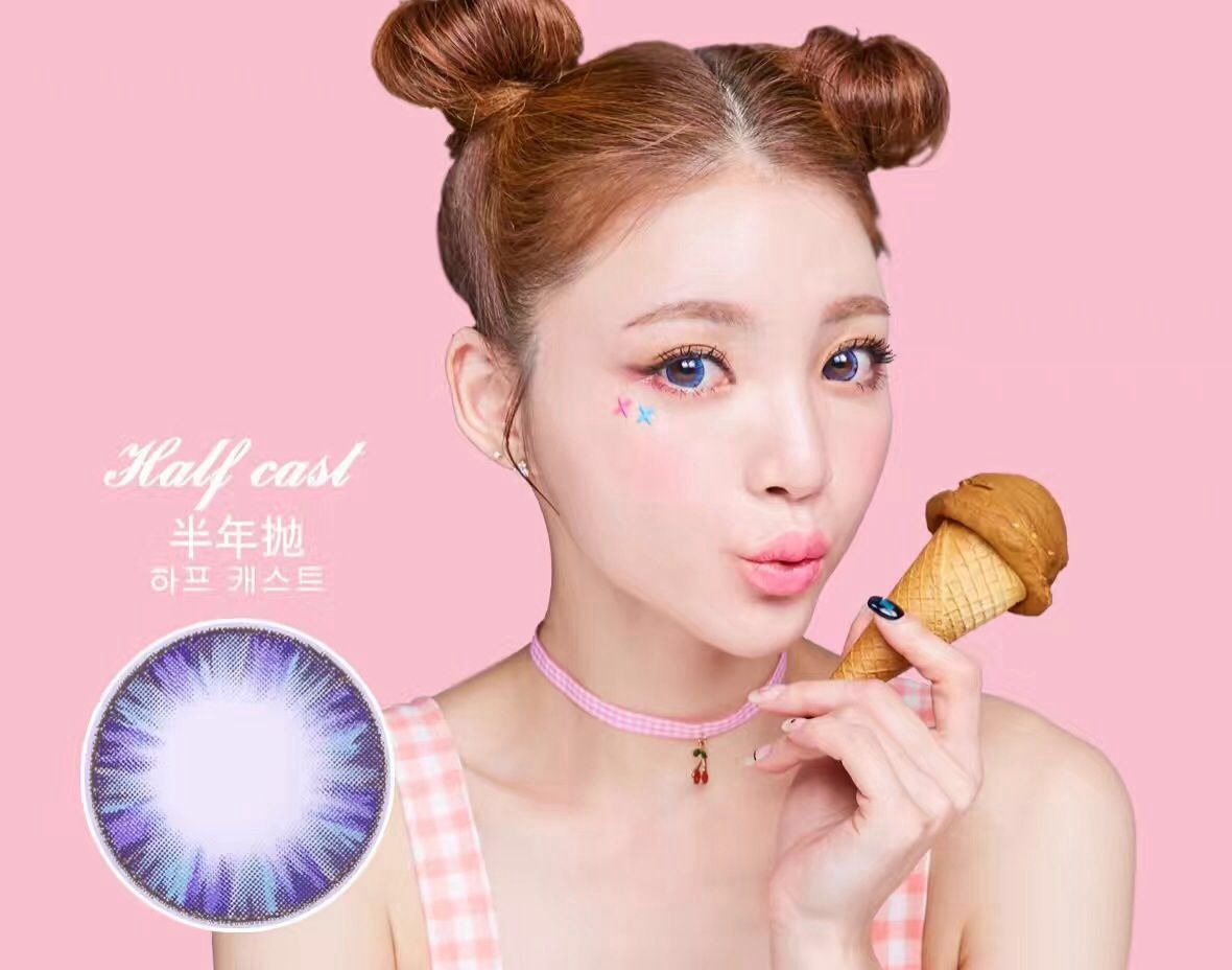 贝彩筑梦系列半年抛美瞳1片装
