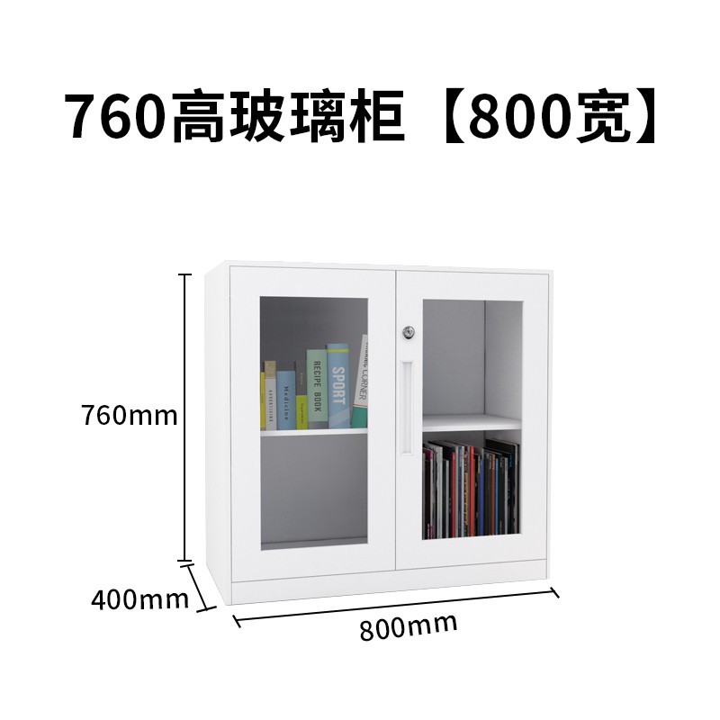 SKU14_760高玻璃开门【800宽-纯白】
