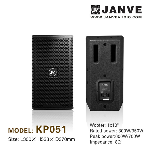 KP051 10 inch 2-way full range speaker