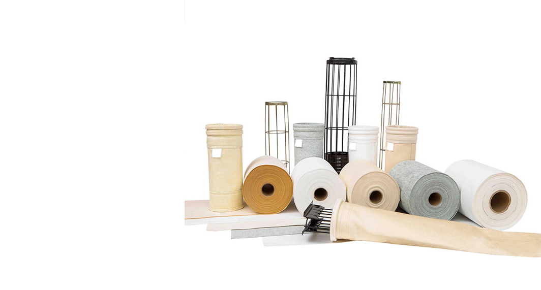 For Dust collector: Poyester, Acrylic,
PTFE, Fiberglass, Nomex, P84