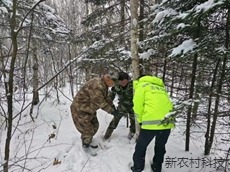敦化林区派出所  开展清山清套“动保”行动