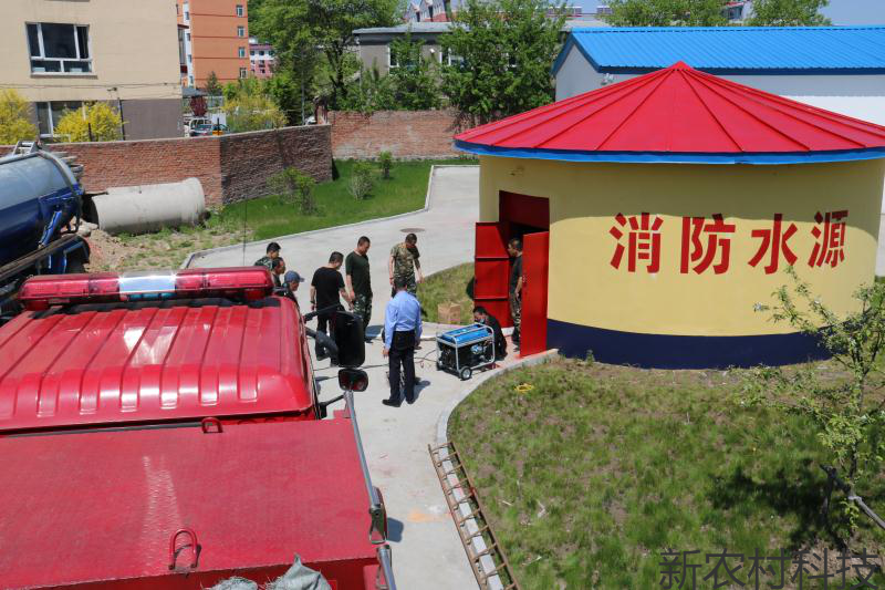 大石头森公安成功建造消防 灭火救援备用水源投入...