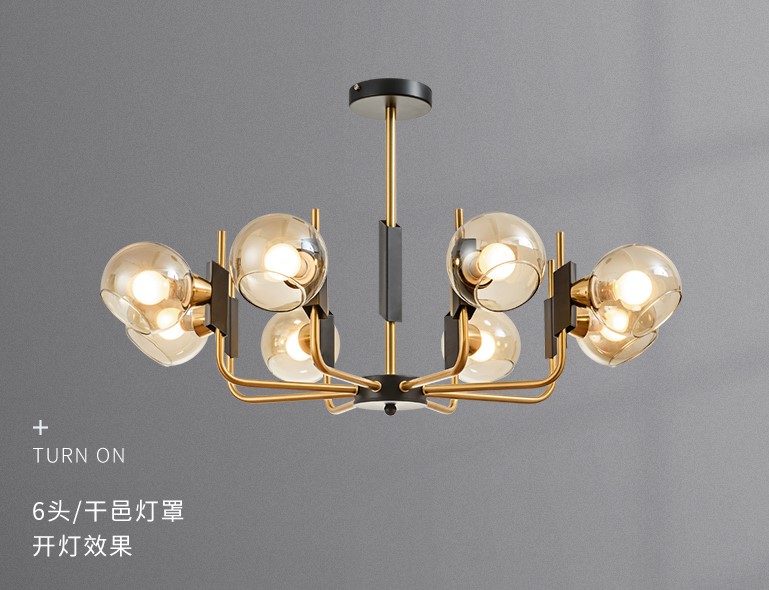 Clear Glass Arrangement Pendant Light