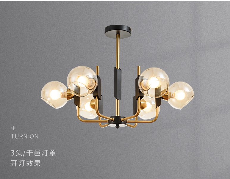 Clear Glass Arrangement Pendant Light