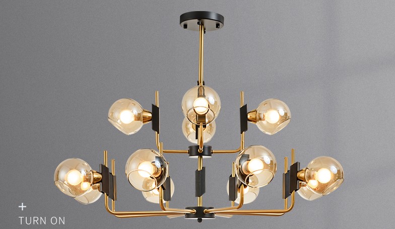 Clear Glass Arrangement Pendant Light