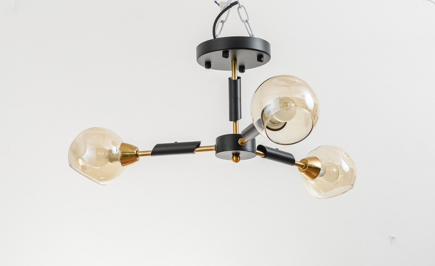 Riven Collection of Multi-lampshade Pendant Light