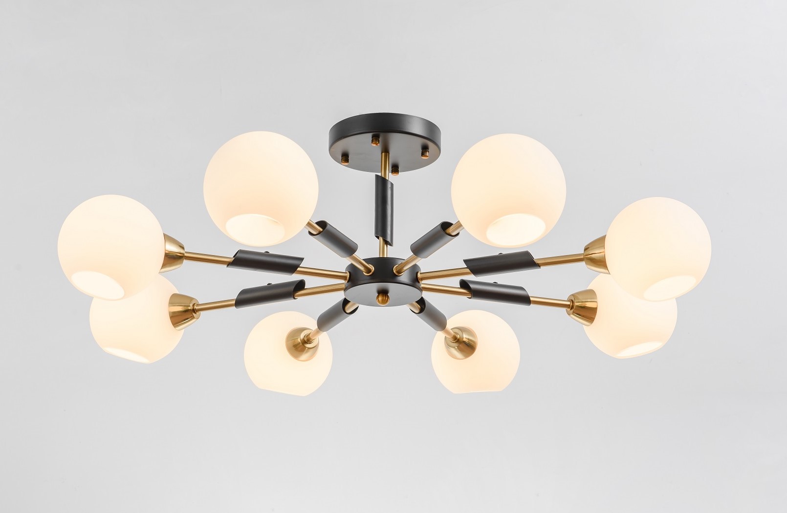 Riven Collection of Multi-lampshade Pendant Light