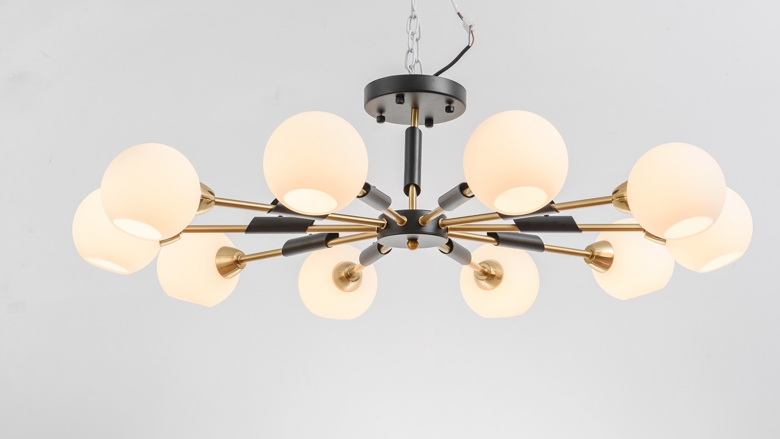 Riven Collection of Multi-lampshade Pendant Light