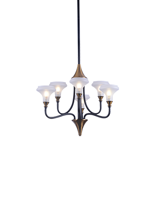 Regis Collection of Chandeliers With Triangular