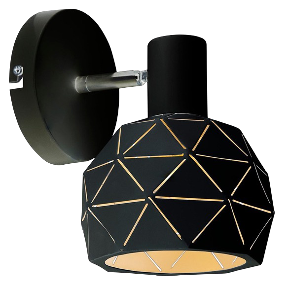 Industria Globe  Metal Wall Lamp