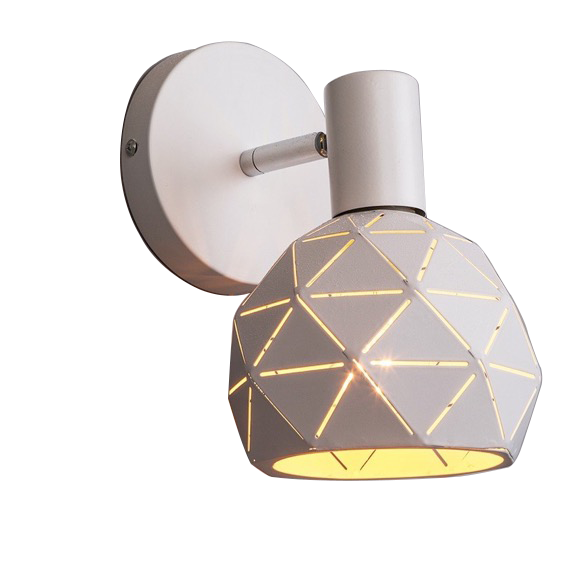 Industria Globe  Metal Wall Lamp