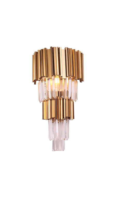 Glitz Dual Layer Glass Wall Lamp