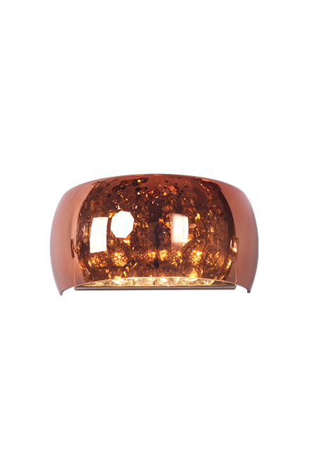 Marty hemispherical Copper Wall Lamp