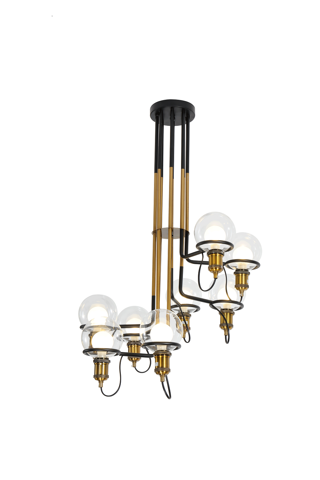Modern Farmhouse design 8-light Chandelier