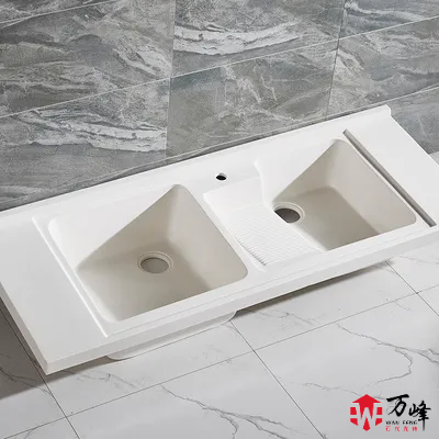 陕西人造石连体盆