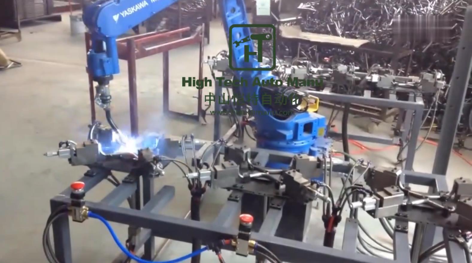 铁底座自动焊接机器人
