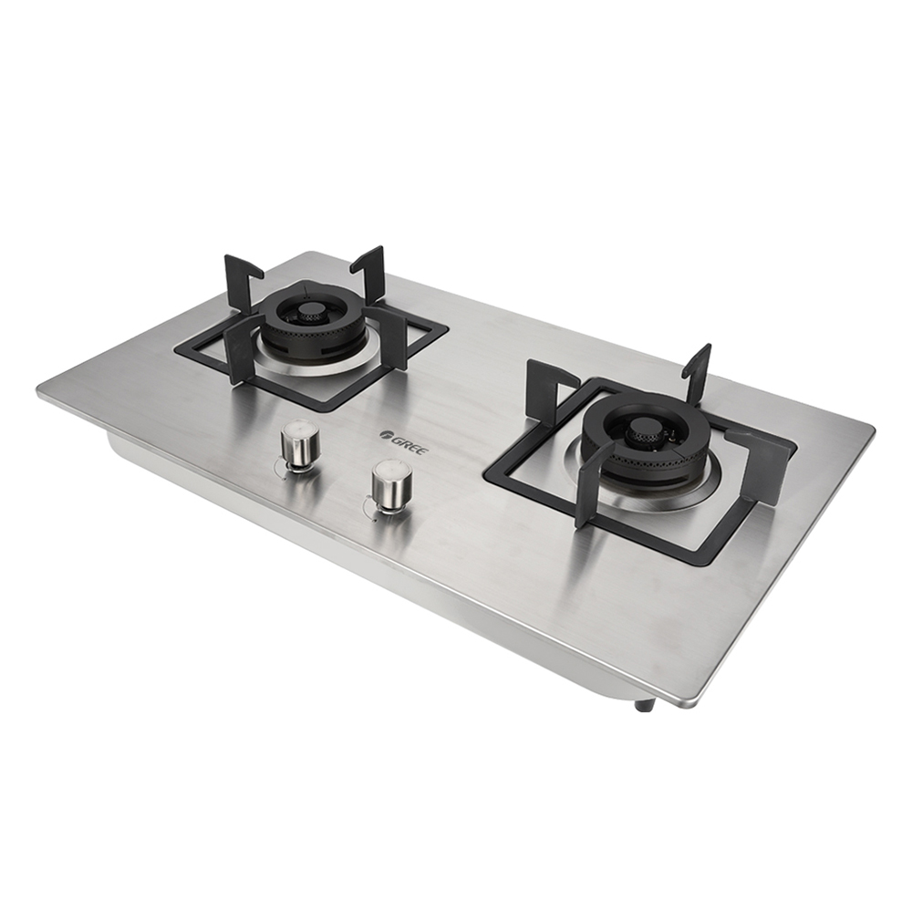 格力液化气燃气灶 高效燃烧 烹煮随心 jzy-qs02g 不锈钢