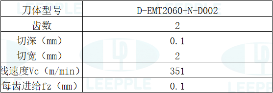 PCD航天碳纤维加工案例参数 PCD航天碳纤维加工案例参数