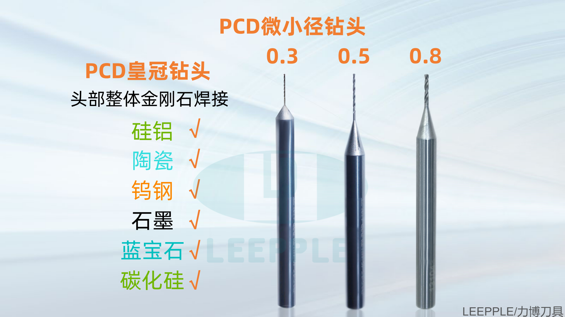 力博PCD皇冠鉆頭微小經(jīng)鉆頭