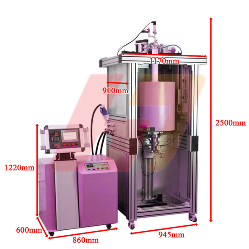 1650C Bridgman Furnace for Directional Solidification and Crystal Growth system