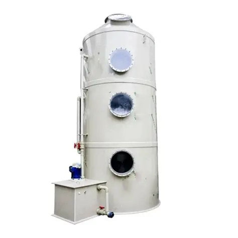 Industrial Waste Gas and Dust Treatment Equipment Acid Fume Scrubber Towe
