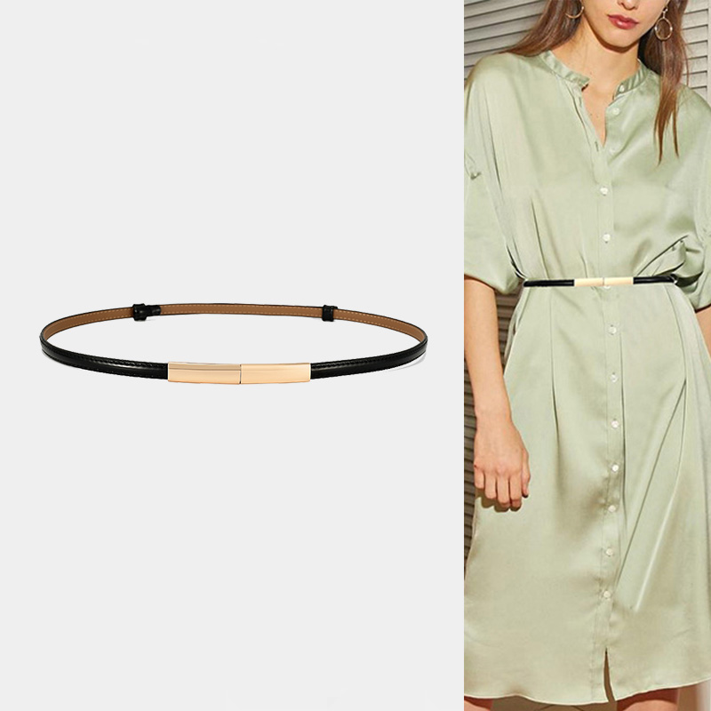 Small leather belt for ladies AR0226