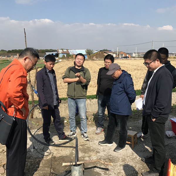 局地科处一行赴江苏省典型乡村综合地质调查项目开展质量检查与技术指导