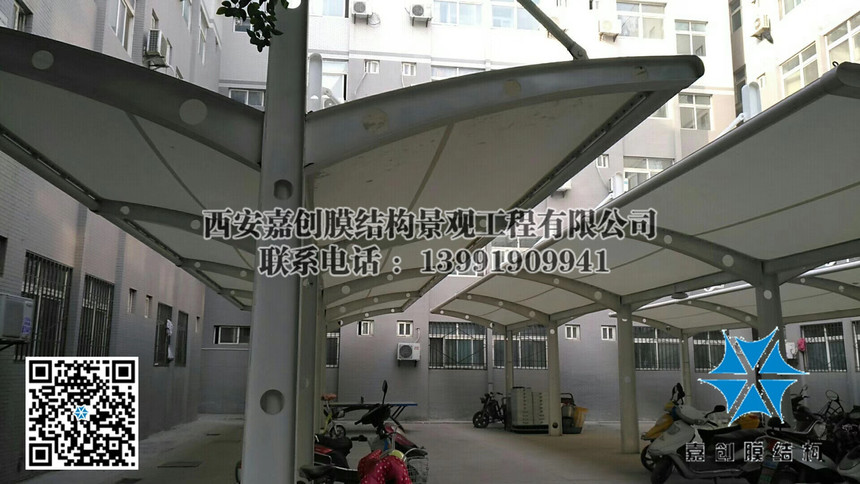 西安ptfe膜結(jié)構(gòu)車棚廠家