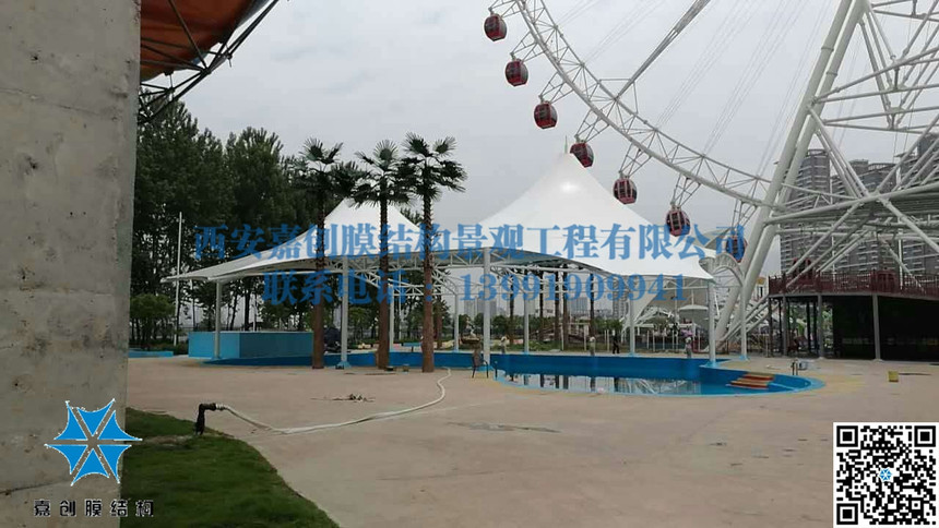 西安膜结构遮阳棚设计定制