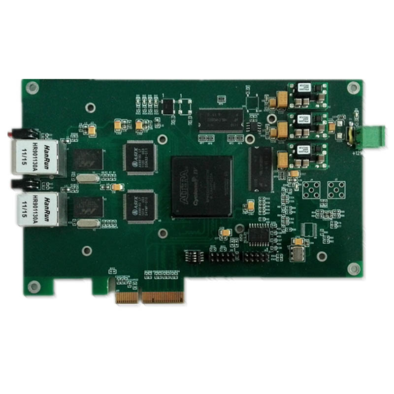 PCIe双网口接收卡——型号：PCIe_LAN_V2.0