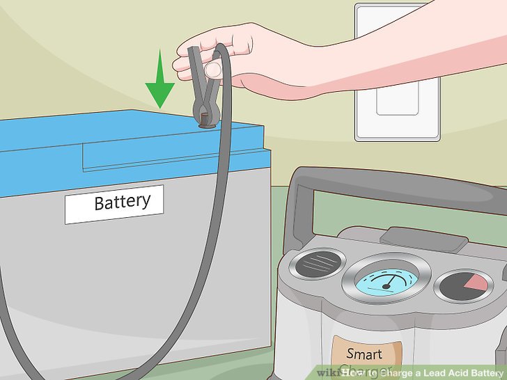 Image titled Charge a Lead Acid Battery Step 5