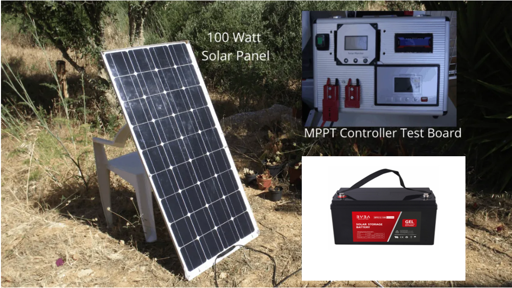 Battery Charging - Solar Panel Direct Connection Voltage and Current.