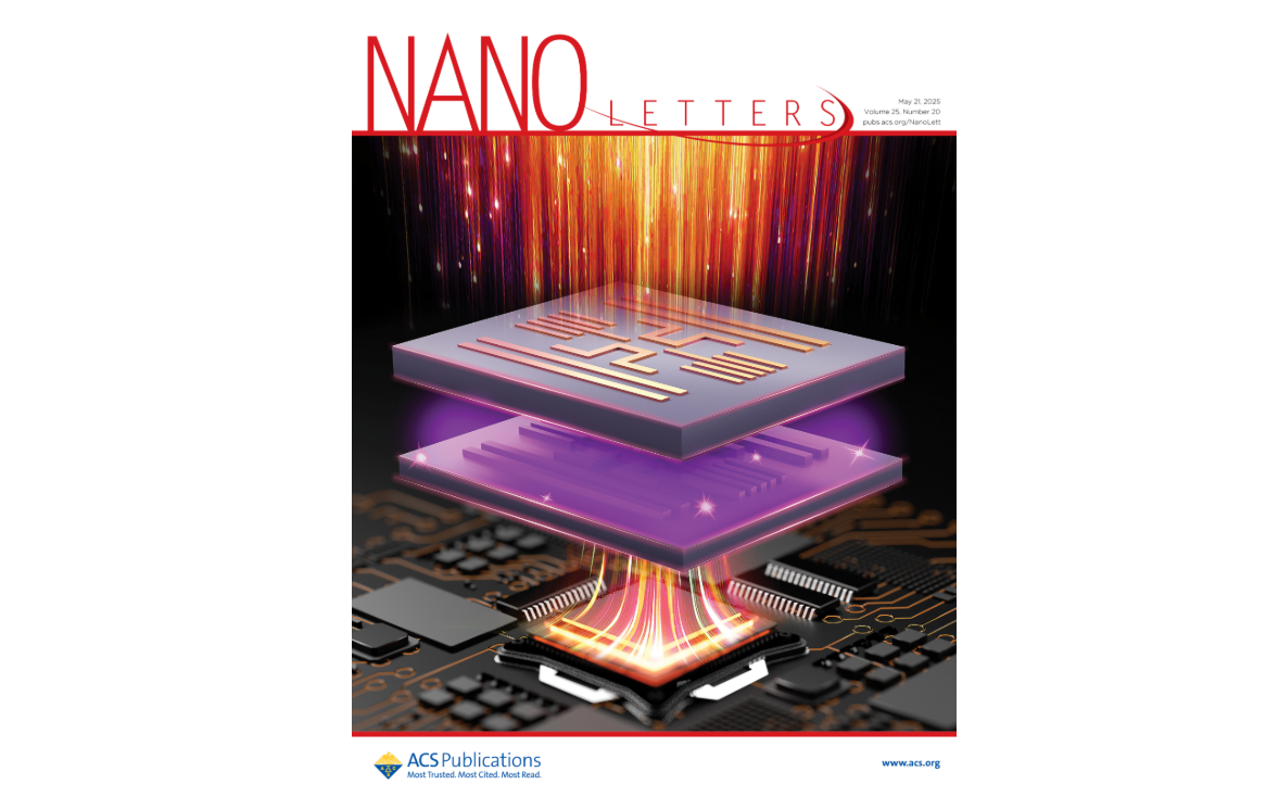 May. 2025, Yuxiang's paper was selected as the  cover of Nano Letters
