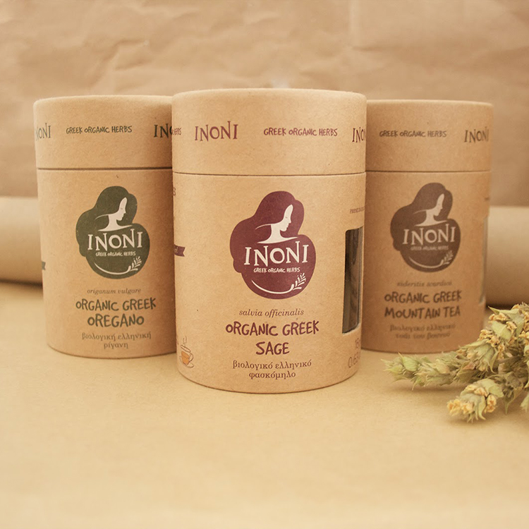 Biodegradable Food Grade Tea Canister Paper Tube Round Cans for Tea Bag Coffee Powder Package