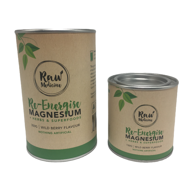 Aluminum lining Vitamin/Pet Food/Nutrition/Supplements/tea Airtight Paper Tube Packaging