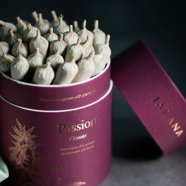 GP-Flower OEM design green hot foil kraft paper tube box for CBD products