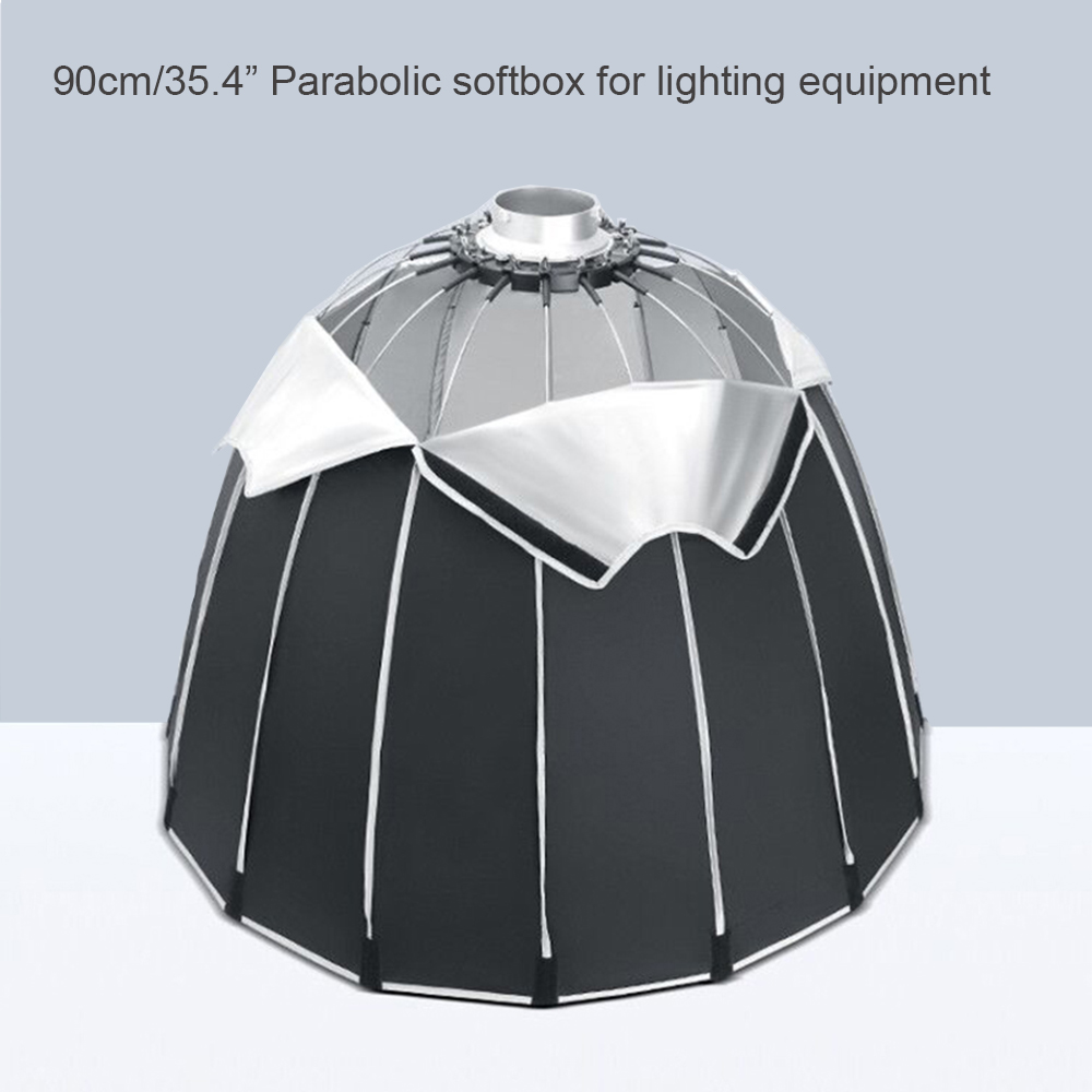 Softbox 90cm Quick Parabolic Bowen Mount with Grid portable parabolic softbox