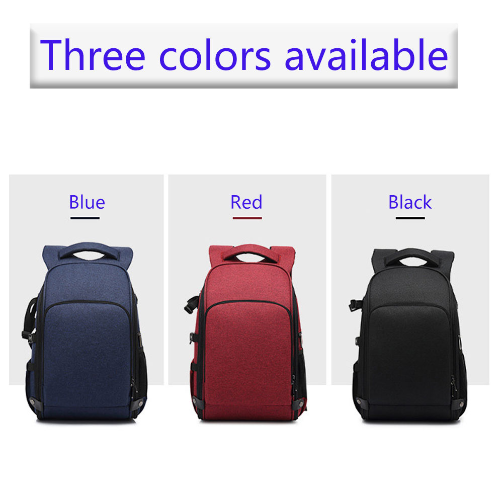 SHARP Camera Backpack Waterproof Camera Bag Large Capacity Camera Case Photography Backpack with 14Inch Laptop Compartment Rain Cover for Men Women Photographer DSLR SLR Cameras Lens Tripod