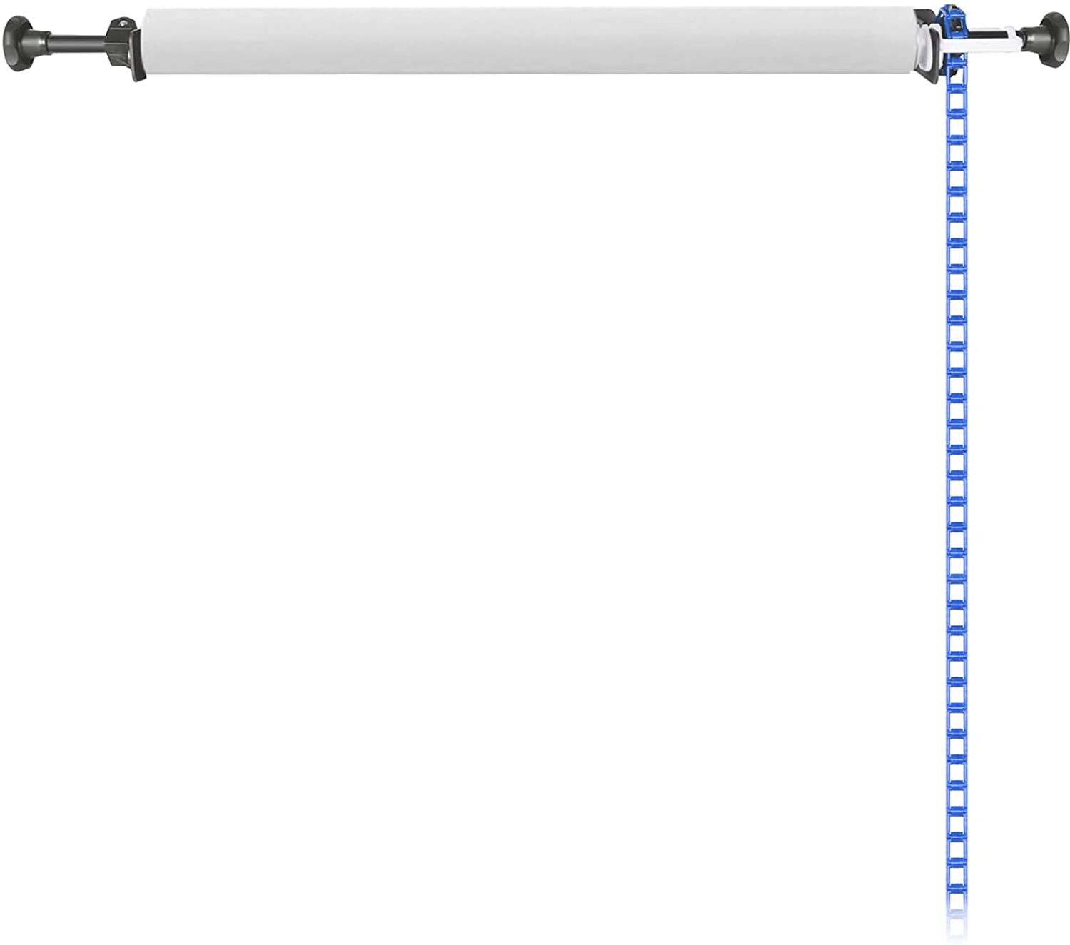 Sharp Single Roller Wall / Light Stand Mounting 2-in-1 Manual Background Support System, Including Two Single Hooks, Two Expand Bars, One Chain