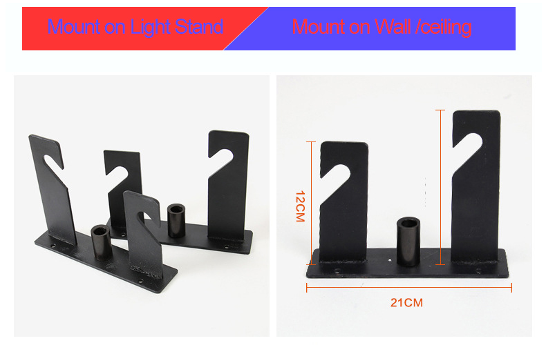 2 rollers Manual Backdrop roller system background support wall Mount backdrop stand mount