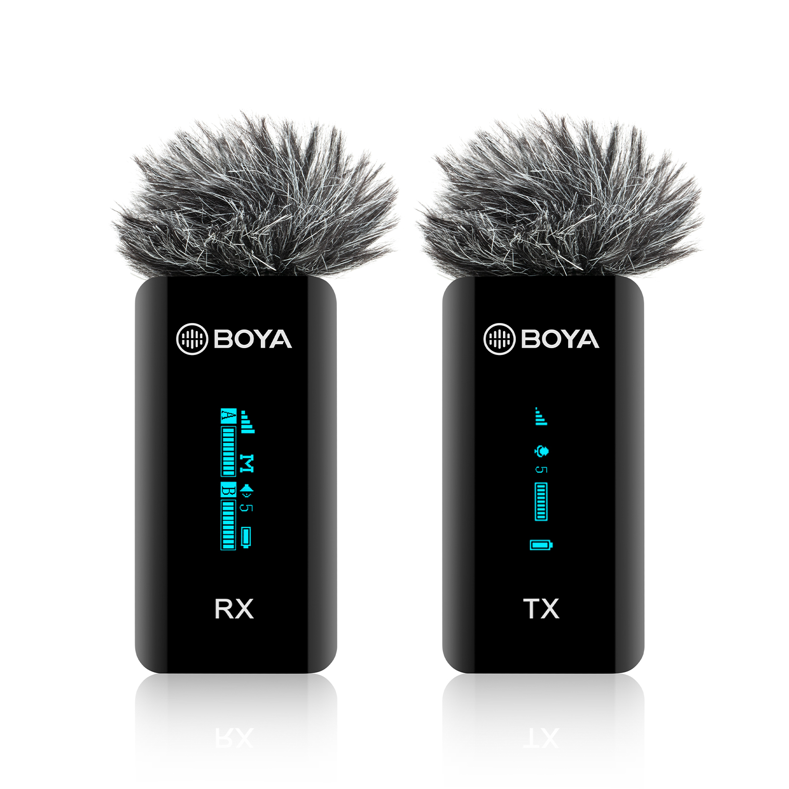 BOYA  BY-XM6 Wireless Lavalier Microphone Professional Condenser Lapel Mic System BY-XM6 for iphone PC Camera Recording Live Broadcast