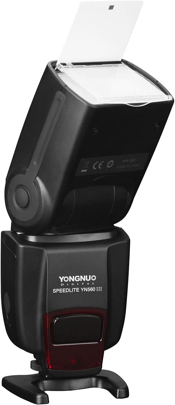 Yongnuo YN560 III Wireless Flash Speedlite, GN58 2.4G Receiver, Built-in Trigger Receiver System, Negative LCD Screen, for Canon Nikon Pentax, Compatible with RF603 II YN560-TX II T7 77D 5DIV D5600