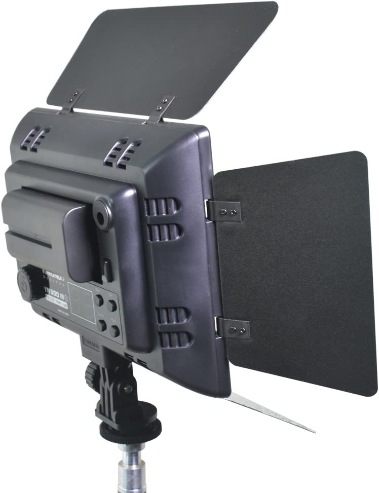 YONGNUO YN300III YN-300 III LED Camera Video Light, Photography Panel Lamp Continuous with Adjustable Color Temperature 3200K-5500K, NPF Battery and Charger for Vlog YouTube