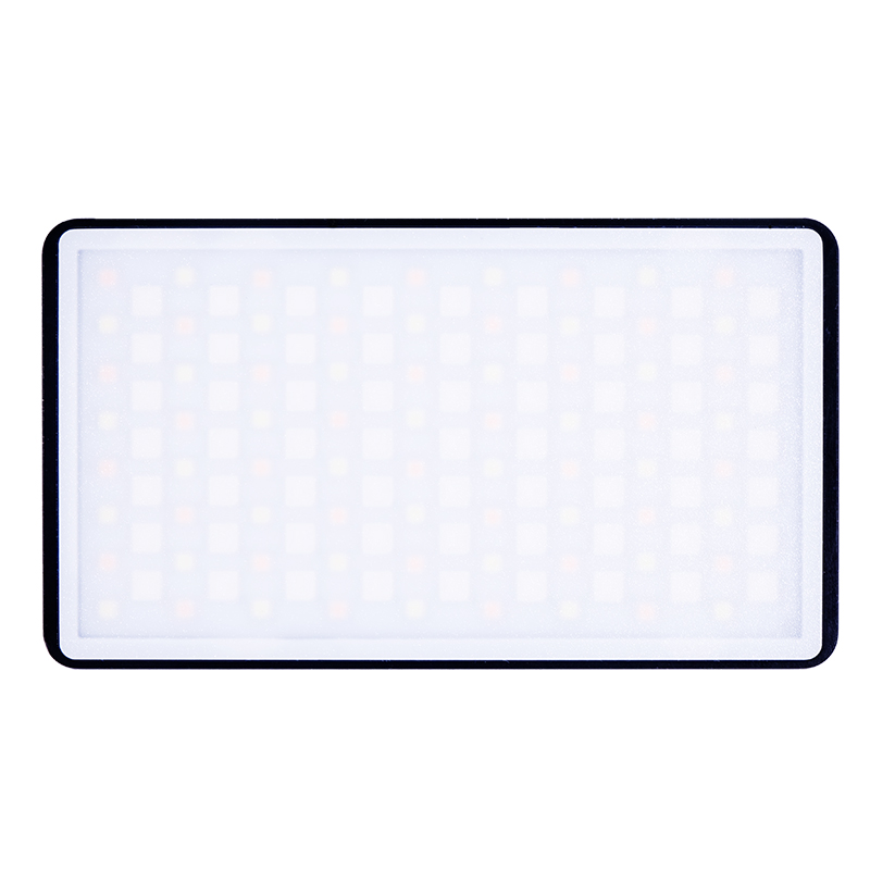RGB Video Light, Portable LED Camera Light Panel 0-360 Full Color, CRI 95+ 2500-8500K LED Video Light, 4000mAh Rechargeable LED DSLR Lighting for Vlogging, Photography, Video Conference