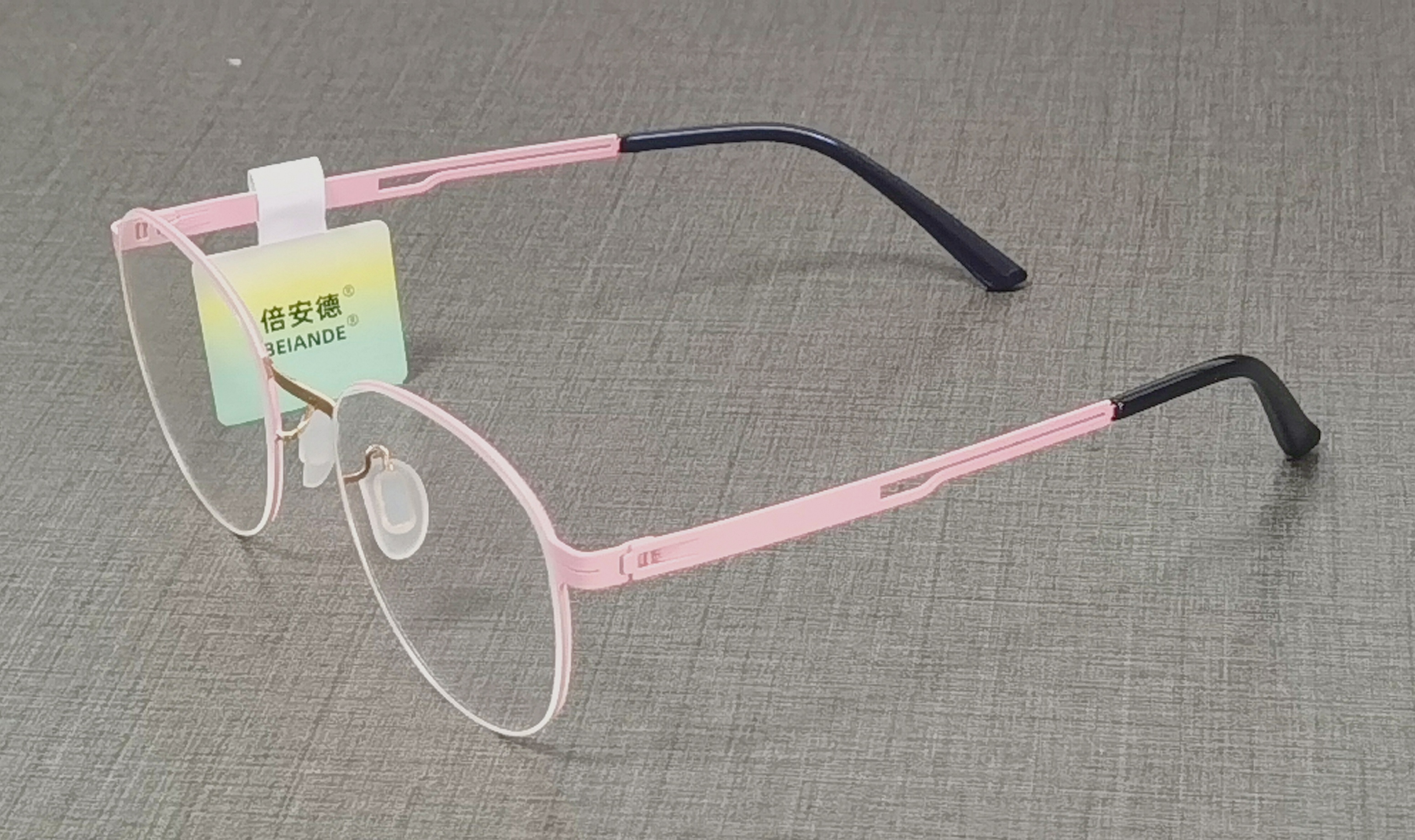BEIANDE Stainless Steel round shape eyeglass frame for women eco friendly metal optical frame eyeware