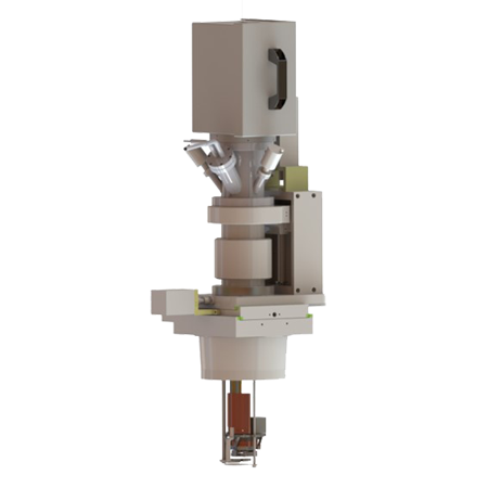 Five-axis laser heater sample stage