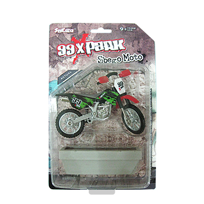 Finger motorcycle with obstacles