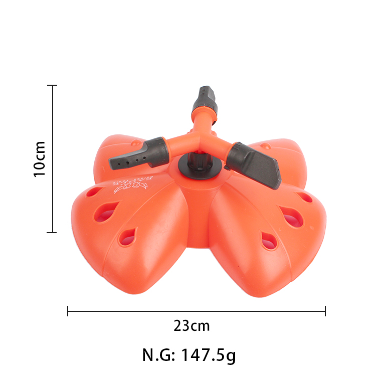 园林草地喷洒器 鹰牌蝴蝶底座三臂喷灌器EG-6108